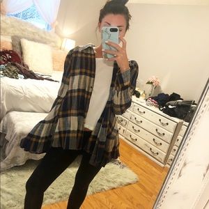 Free people button up Tunic